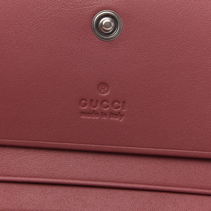 Gucci GG Supreme Monogram Blooms Card Case Wallet Beige Multicolor Dry Rose 6 of 7