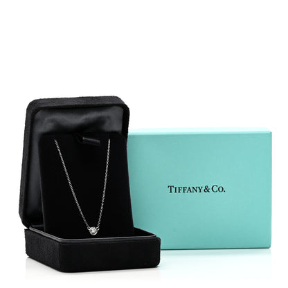 Tiffany Platinum Diamond .17ct Elsa Peretti Diamonds By The Yard Pendant Necklace 5 of 5