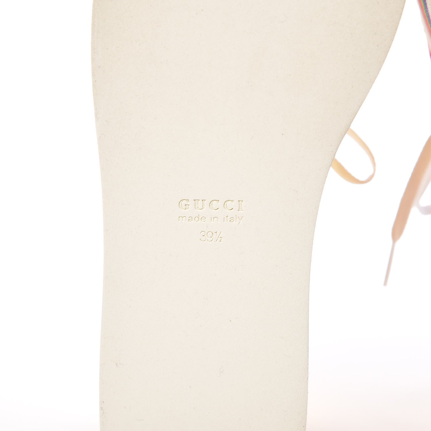 Gucci Metallic Nappa Peggy Platform Sneakers 39.5 Oro Vecchio 8 of 10