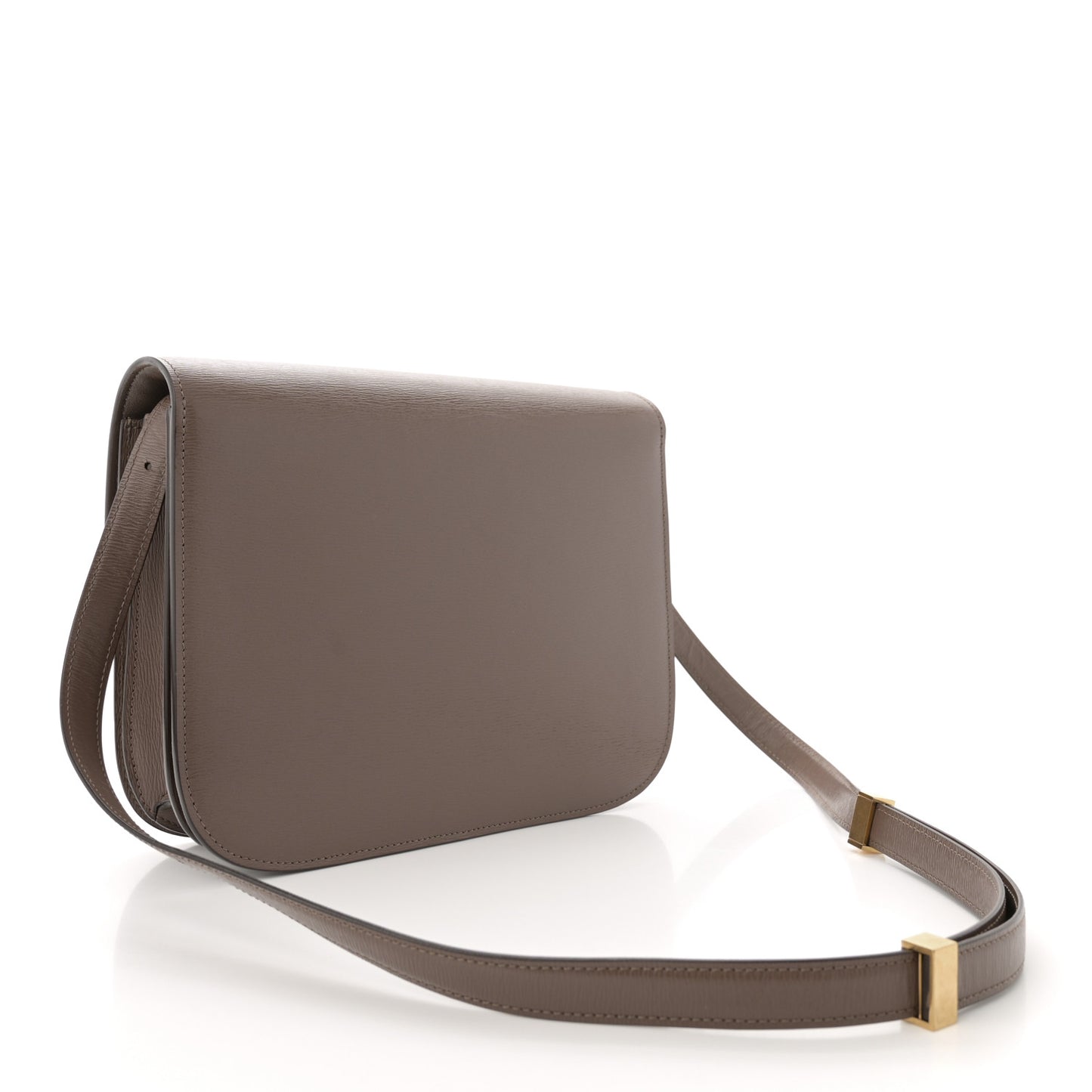 Liege Calfskin Medium Classic Box Flap Bag Glazed Nut