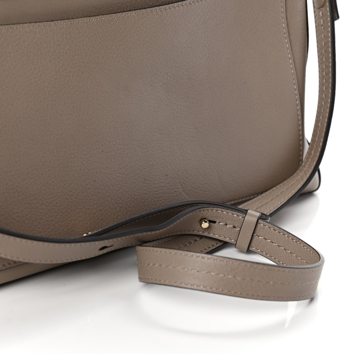 Chloe Calfskin Medium Faye Day Shoulder Bag Motty Grey 13 of 14