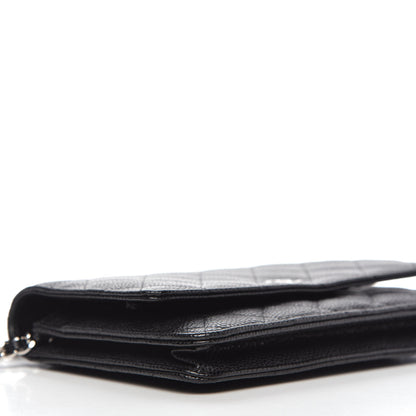 Chanel Caviar Quilted Wallet On Chain WOC Black 6 of 11