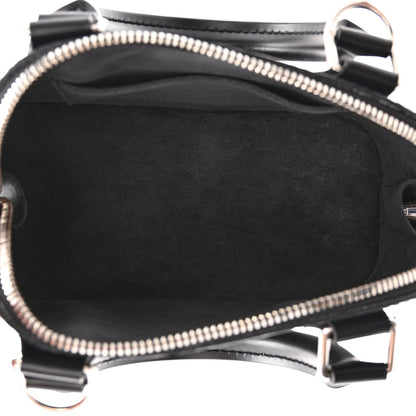 Louis Vuitton Epi Jacquard Alma BB Black 5 of 9