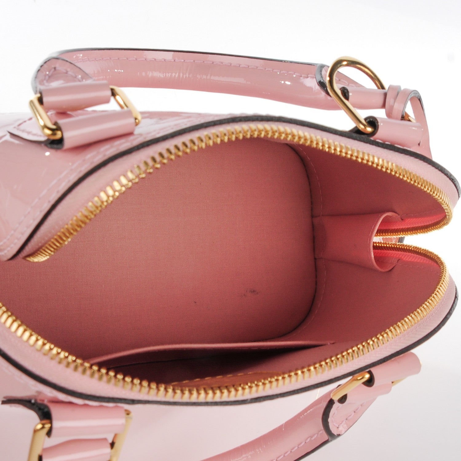 Louis Vuitton Vernis Alma BB Rose Ballerine 6 of 9
