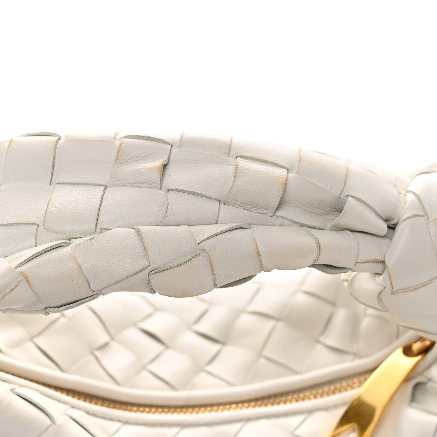 Nappa Intrecciato Mini Heart Jodie White