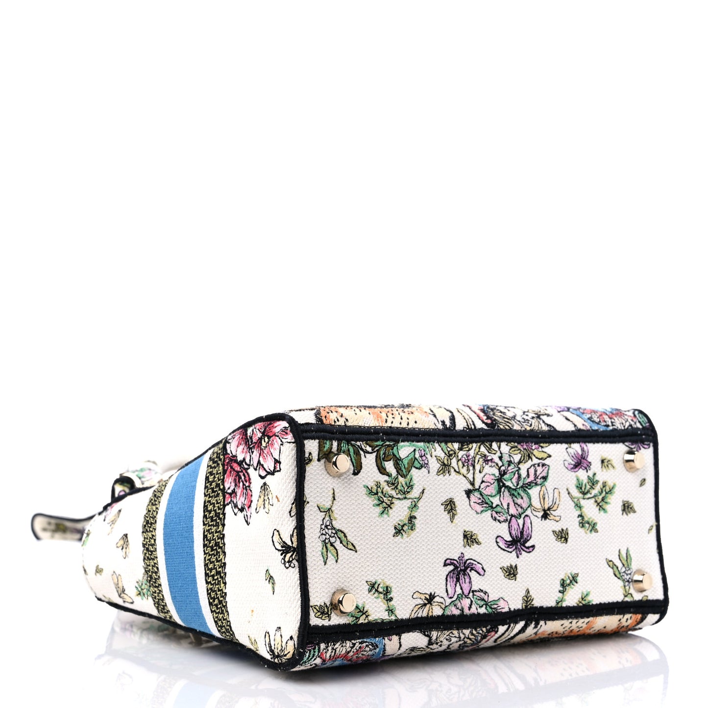 Canvas D-Constellation Embroidered Medium Lady D-Lite Latte Multicolor