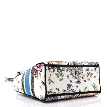 Christian Dior Canvas D-Constellation Embroidered Medium Lady D-Lite Latte Multicolor 4 of 9
