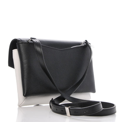 Givenchy Calfskin Duetto Crossbody Bag White Black 3 of 7