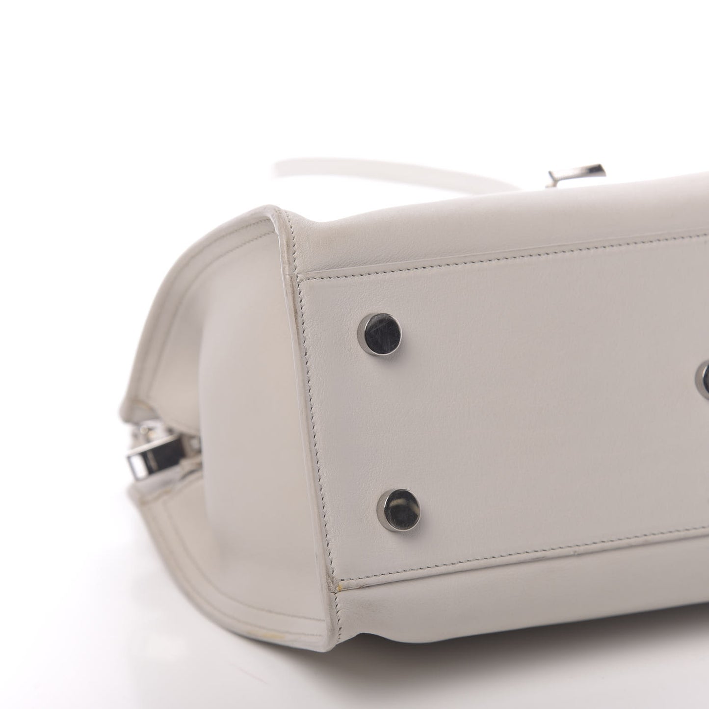 Smooth Calfskin Baby Monogram Cabas Gris Perle