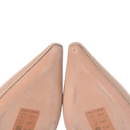 Christian Dior Technical Canvas Ribbon J Adior Slingback 65mm Pumps 37 Powder Nude 11 of 15