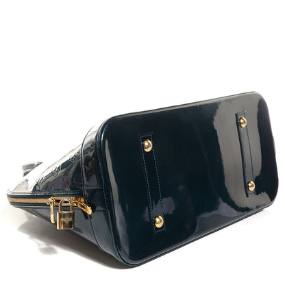 Louis Vuitton Vernis Alma GM Blue Nuit 4 of 7