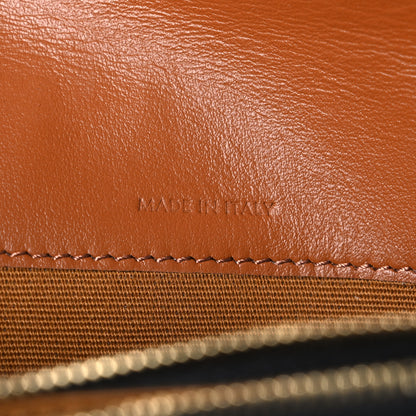 Celine Triomphe Canvas Lambskin Wallet On Strap Tan 6 of 10