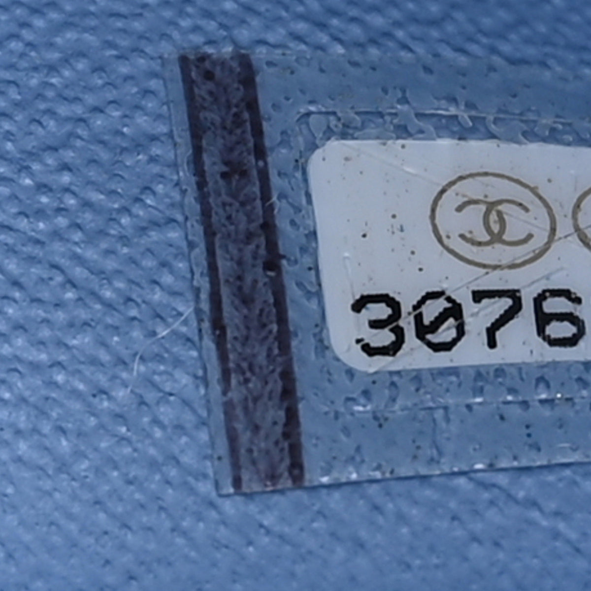 Lambskin Quilted Mini Rectangular Flap Light Blue