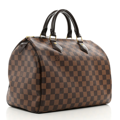 Louis Vuitton Damier Ebene Speedy 30 3 of 10