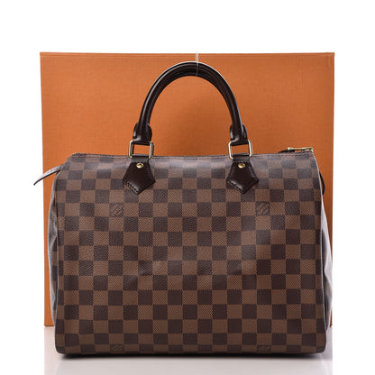 Louis Vuitton Damier Ebene Speedy 30 14 of 14