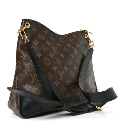 Louis Vuitton Monogram Odeon MM Black 3 of 9