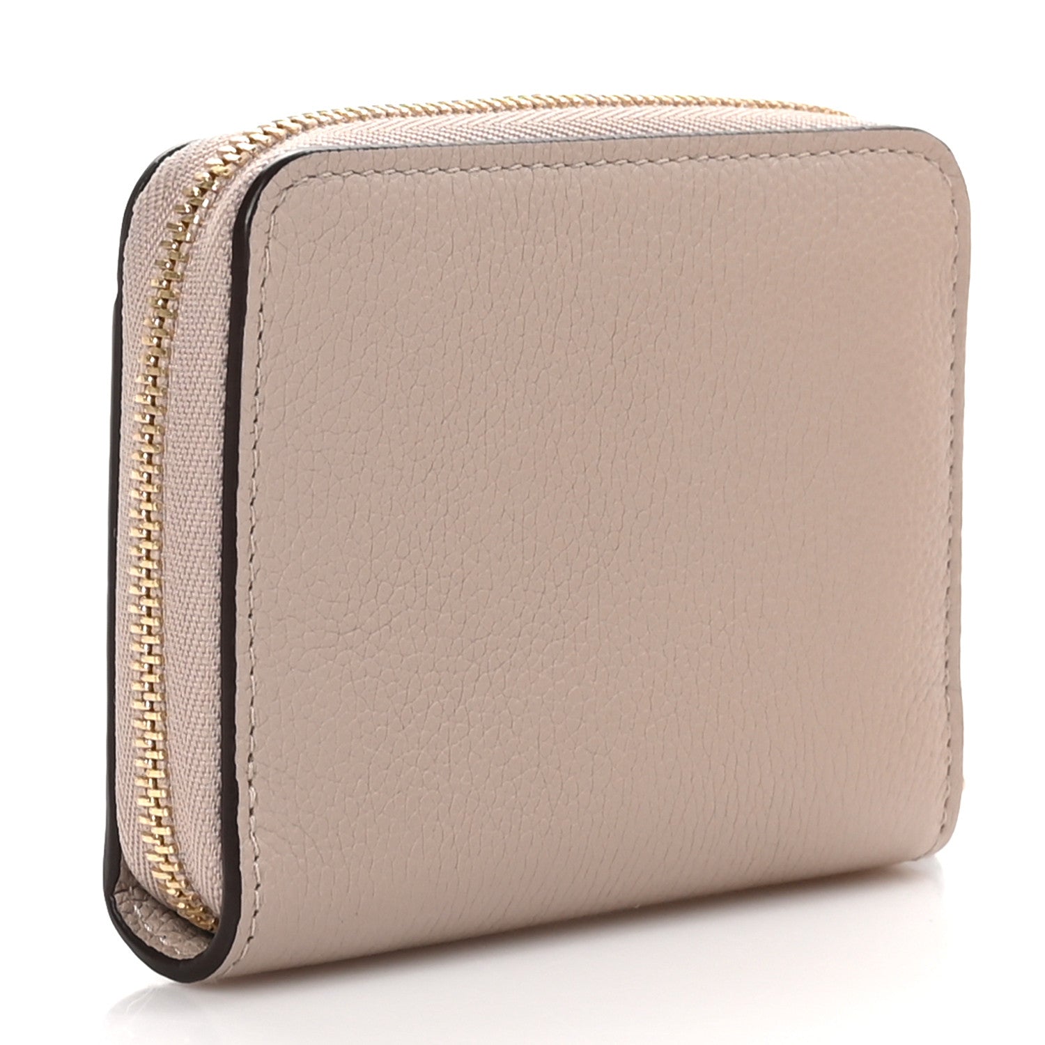Louis Vuitton Calfskin Lockme Zippy Coin Purse Greige 3 of 9