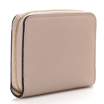 Louis Vuitton Calfskin Lockme Zippy Coin Purse Greige 3 of 9