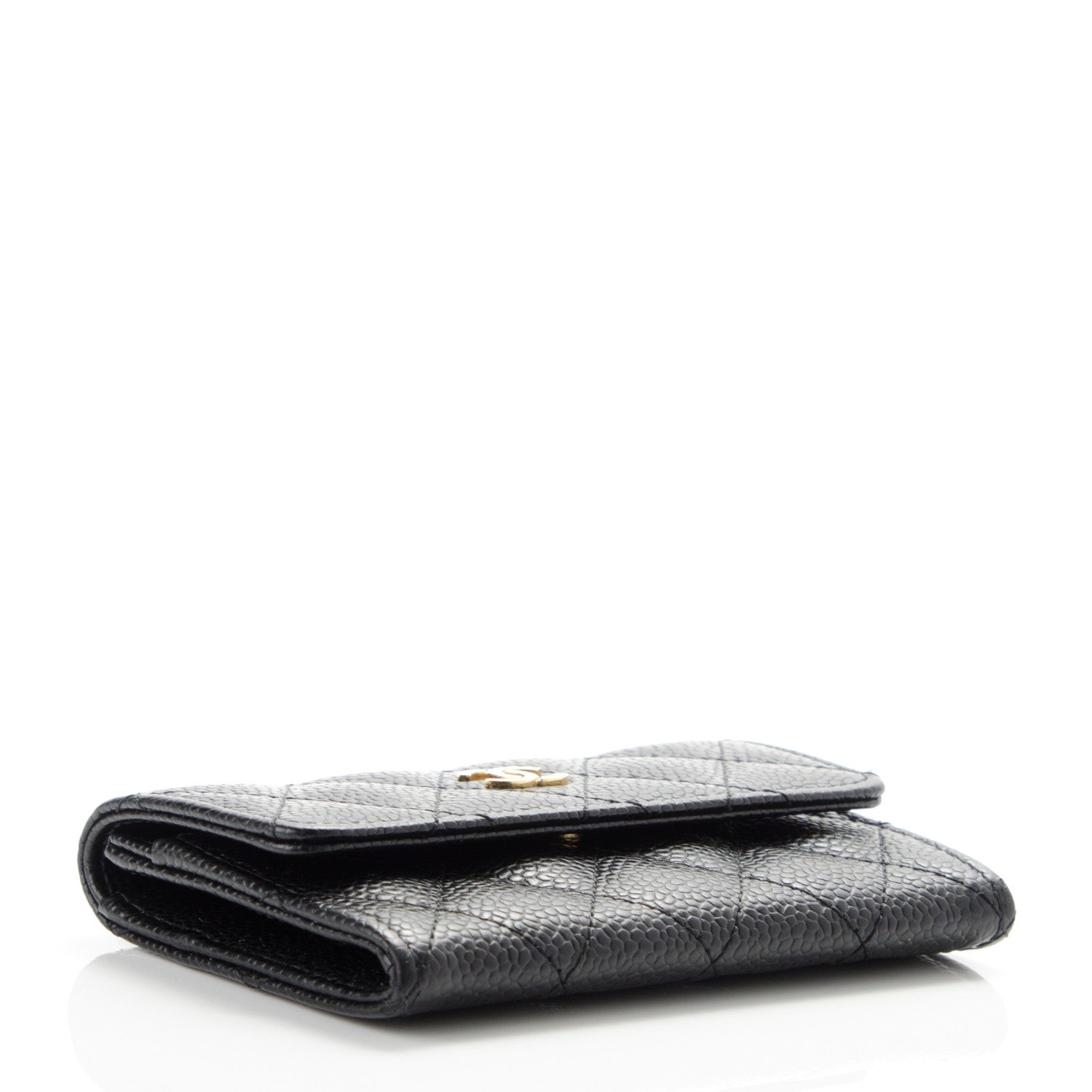 Chanel Caviar Quilted Flap Card Holder Black 4 of 7