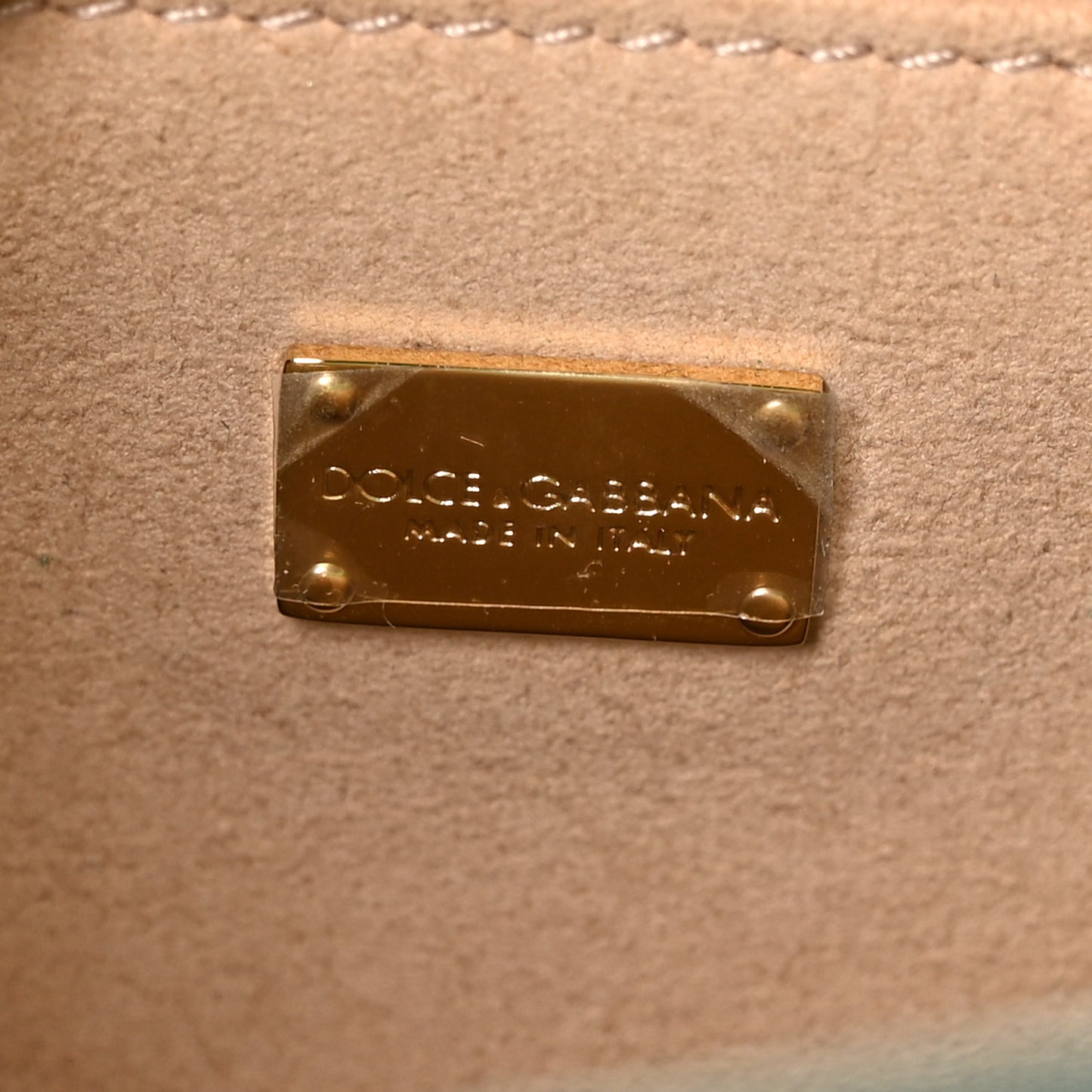 Calfskin DG Logo Flap Crossbody Bag Green