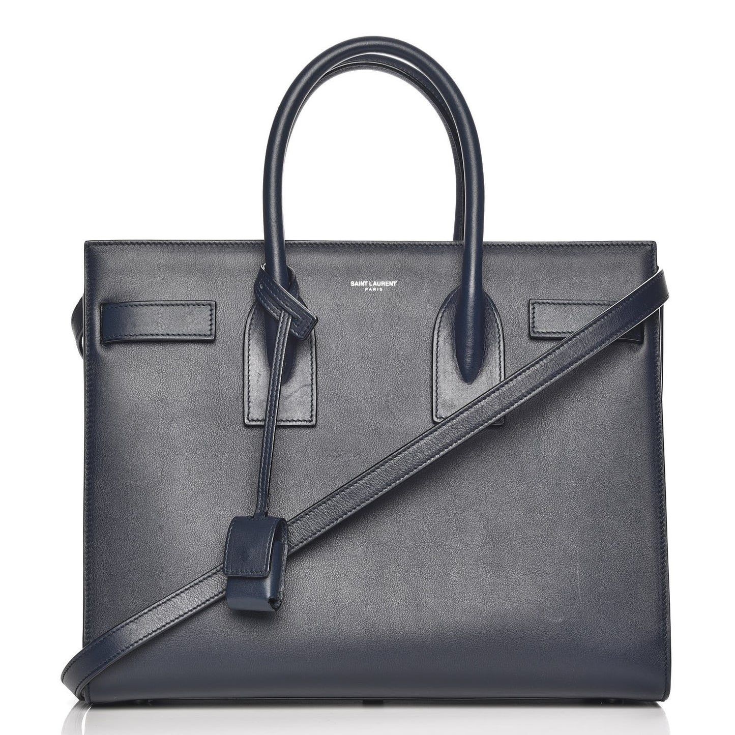 Calfskin Small Sac De Jour Navy