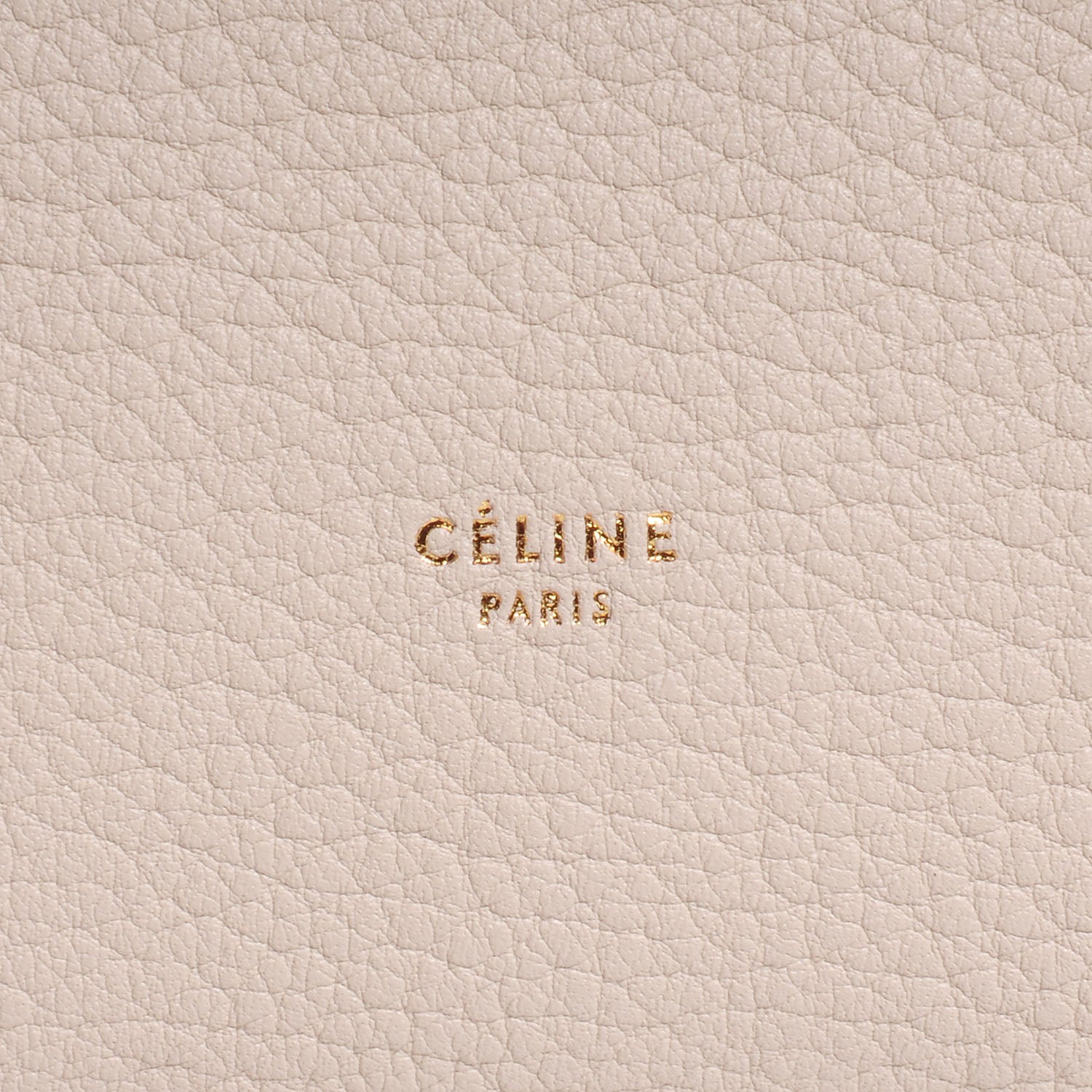 Celine Grained Calfskin Tie Knot Small Tote Chalk 10 of 10