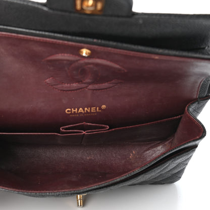Chanel Caviar Quilted Medium Double Flap Black 4 of 5