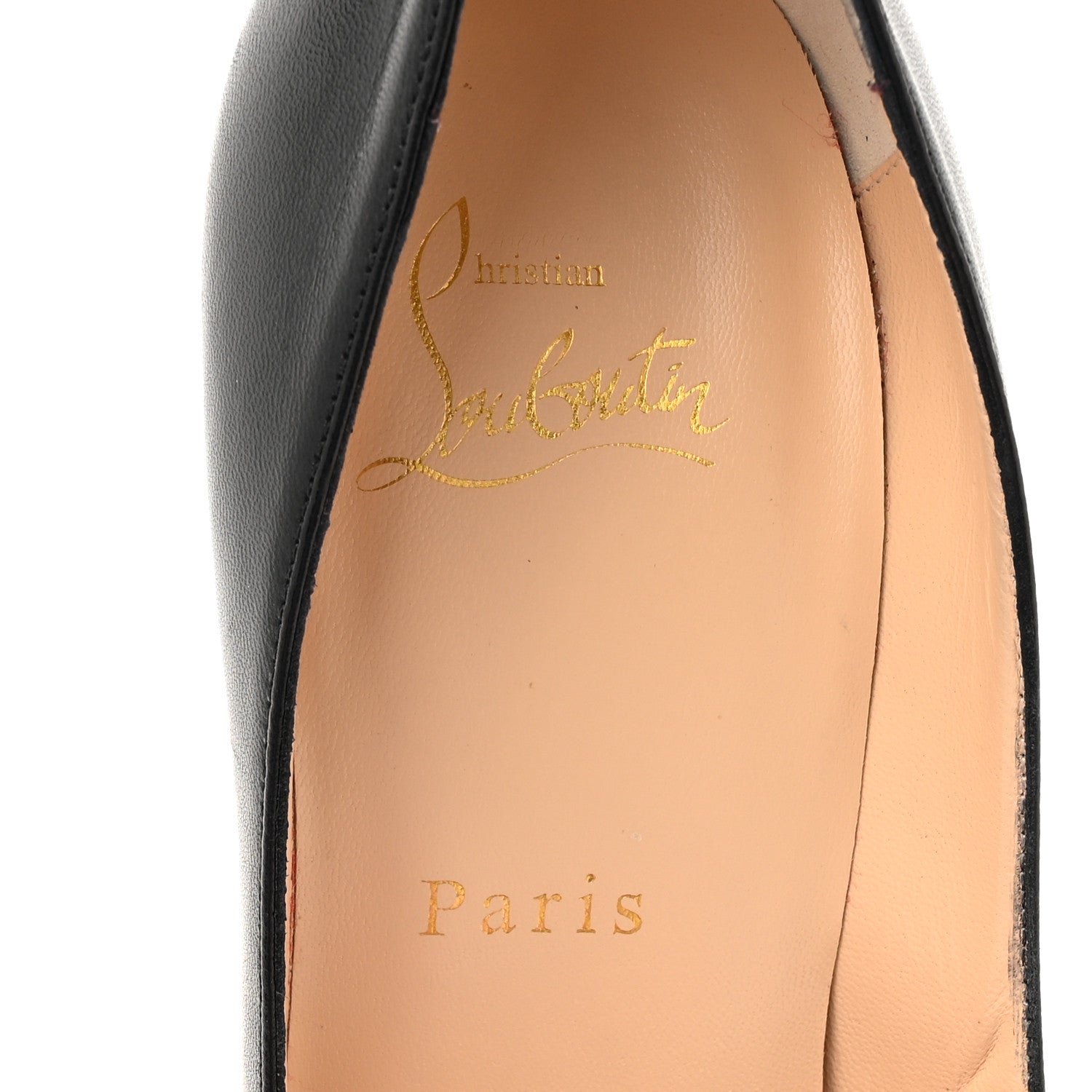 Christian Louboutin Shiny Nappa Breche 100 Pumps 39 Black 8 of 11