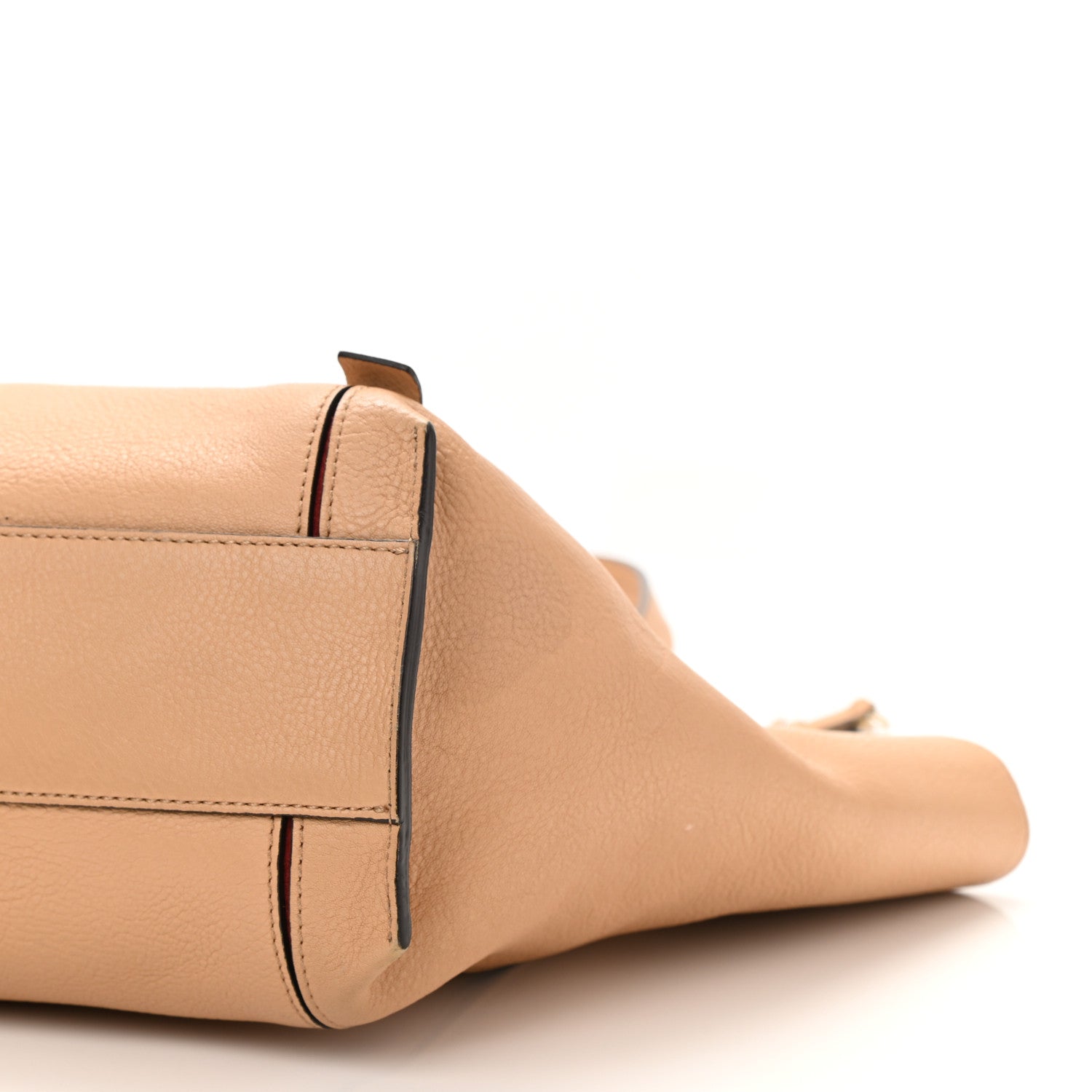 Chloe Smooth Calfskin Small Milo Shopping Tote Beige 10 of 15