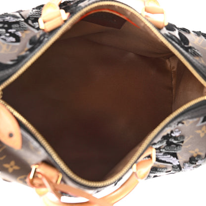 Louis Vuitton Monogram Fleur De Jais Sequins Speedy 30 14 of 14