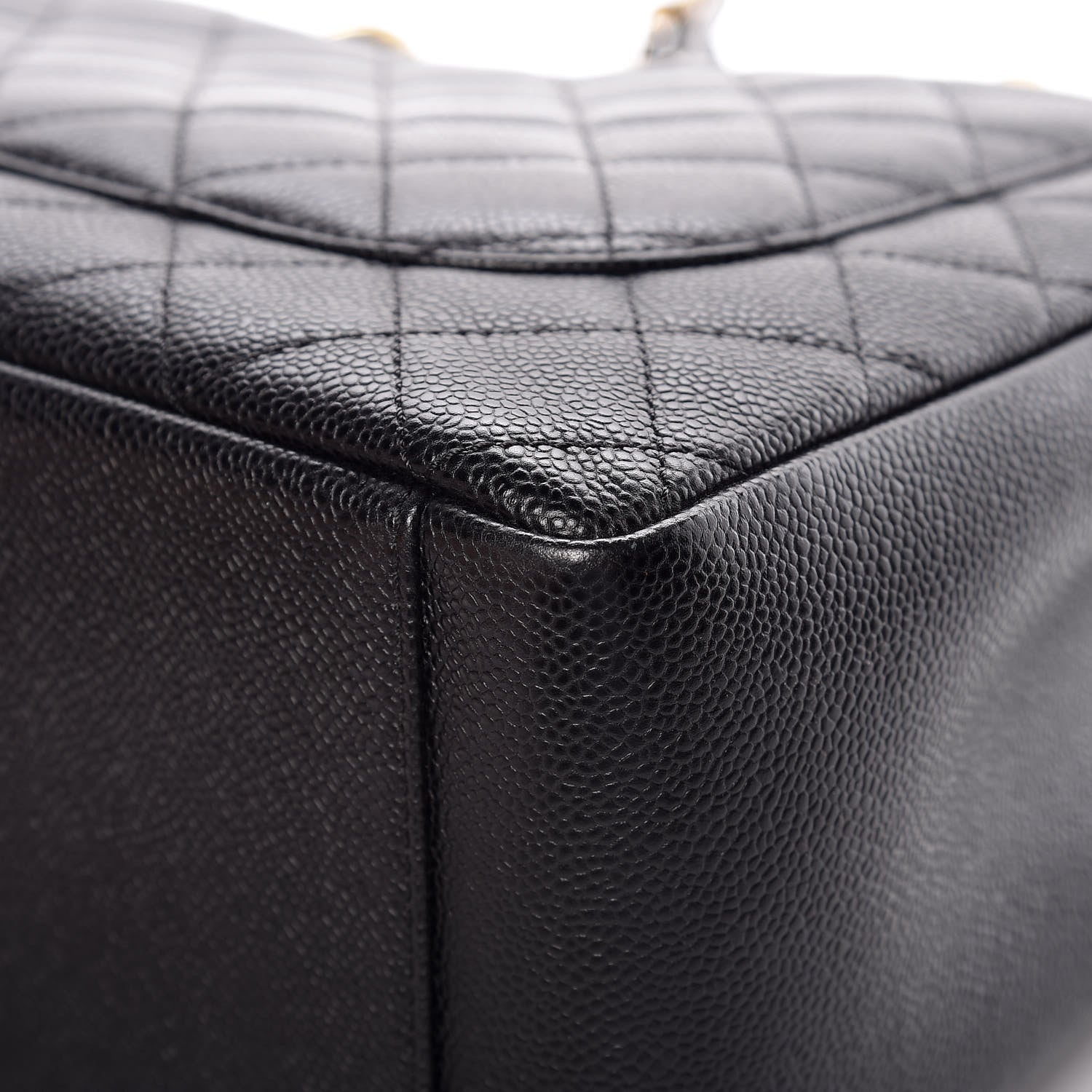 Chanel Caviar Quilted Grand Shopping Tote GST Black 11 of 12