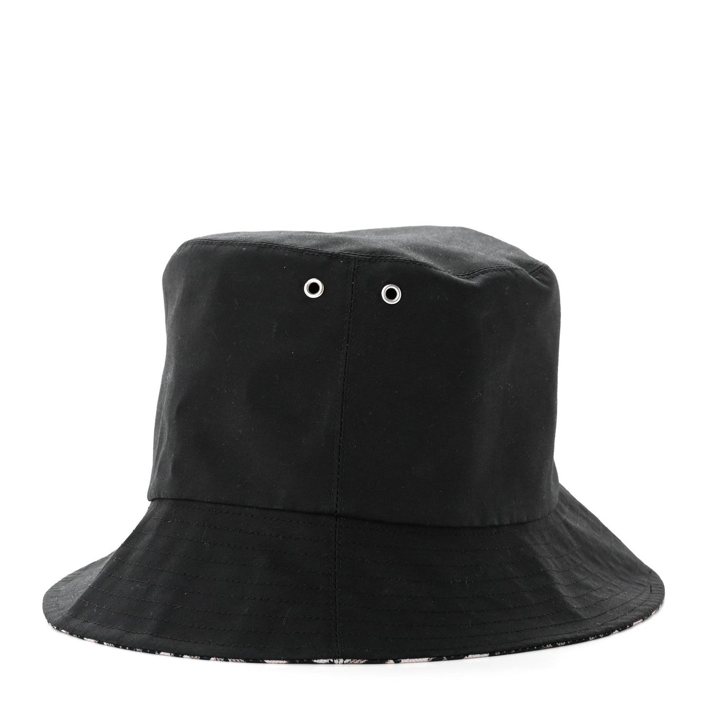 Oblique Reversible Teddy-D Brim Bucket Hat Black