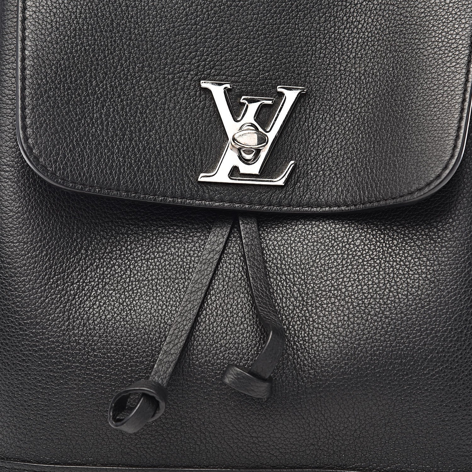 Louis Vuitton Calfskin Lockme Backpack Black 10 of 10