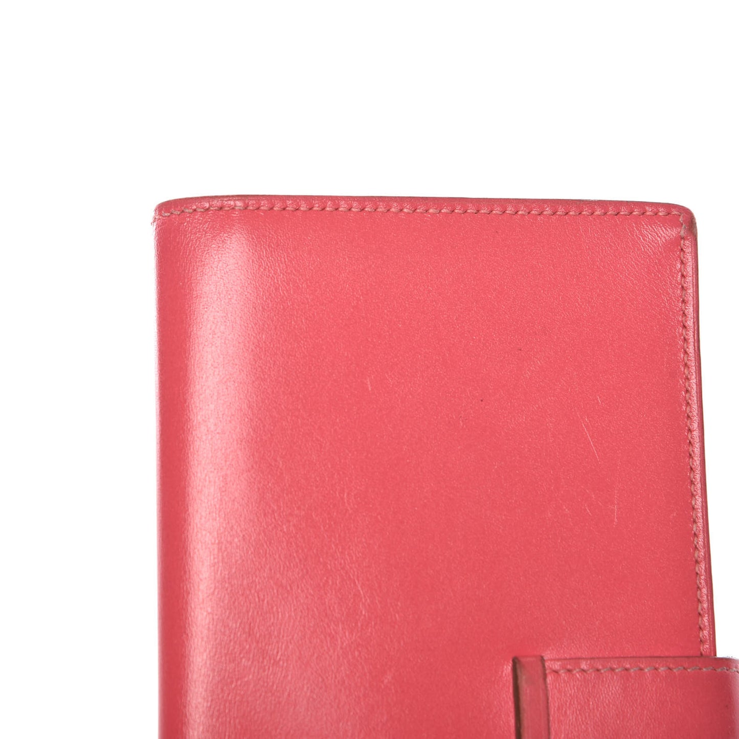 Tadelakt Bearn Gusset Wallet Rose Lipstick