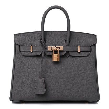 Hermes Togo Birkin 25 Etain 1 of 11