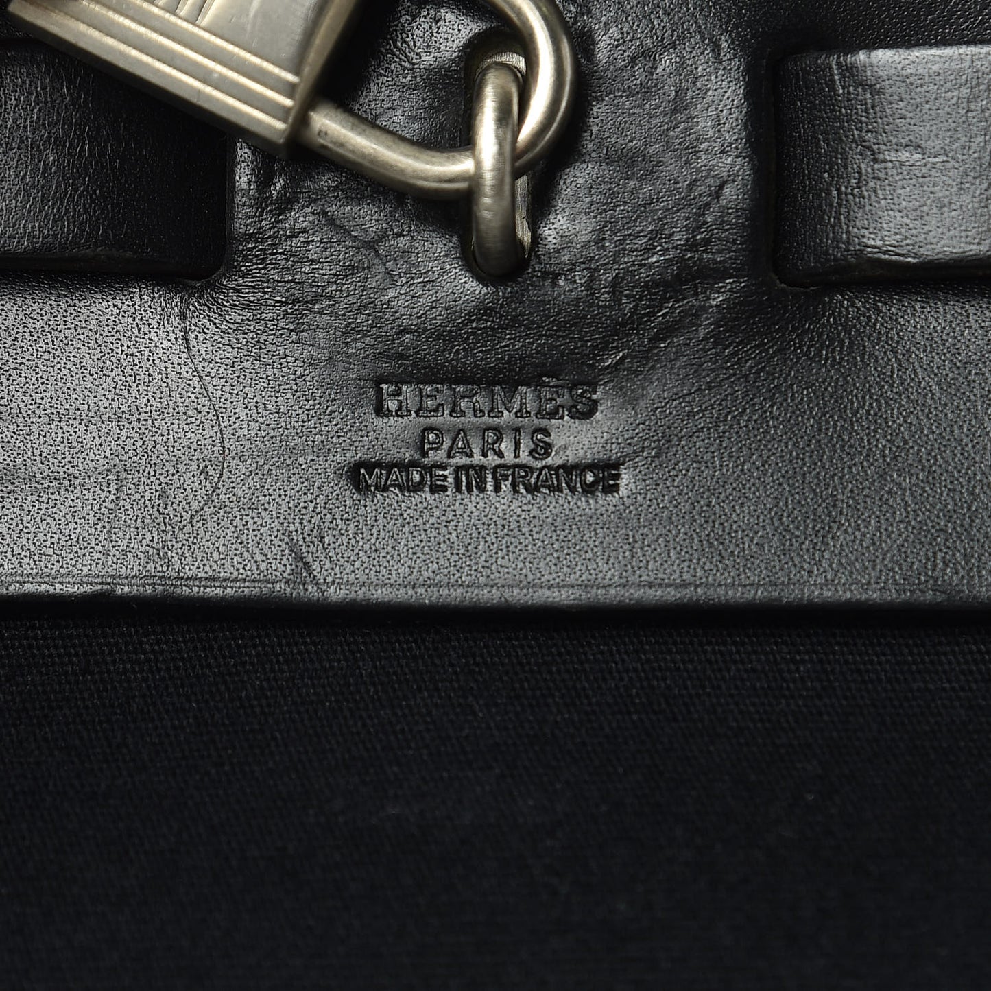 Toile Vache Calfskin Herbag 39 MM Black