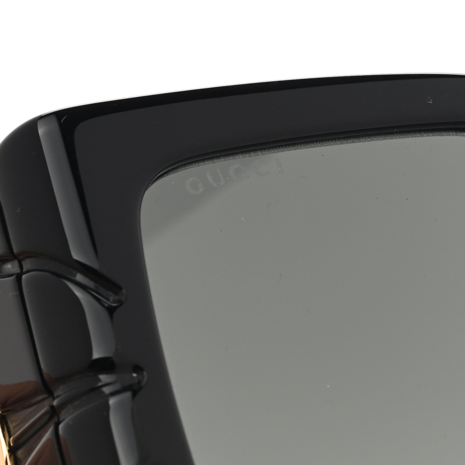 Gucci Acetate Square Frame Wing Sunglasses GG0535S Black 6 of 7