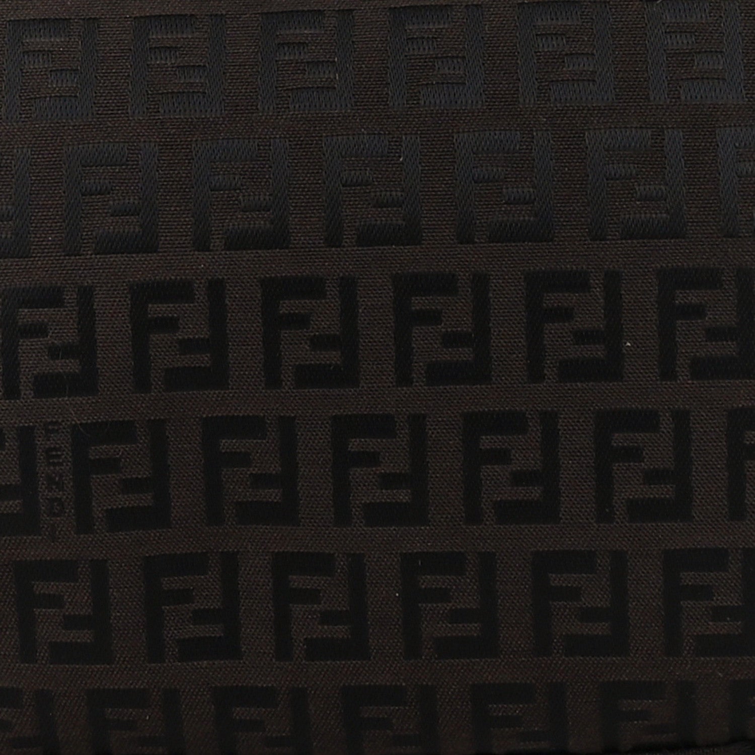 Fendi Zucchino Mini Pochette Tobacco Moro 7 of 9
