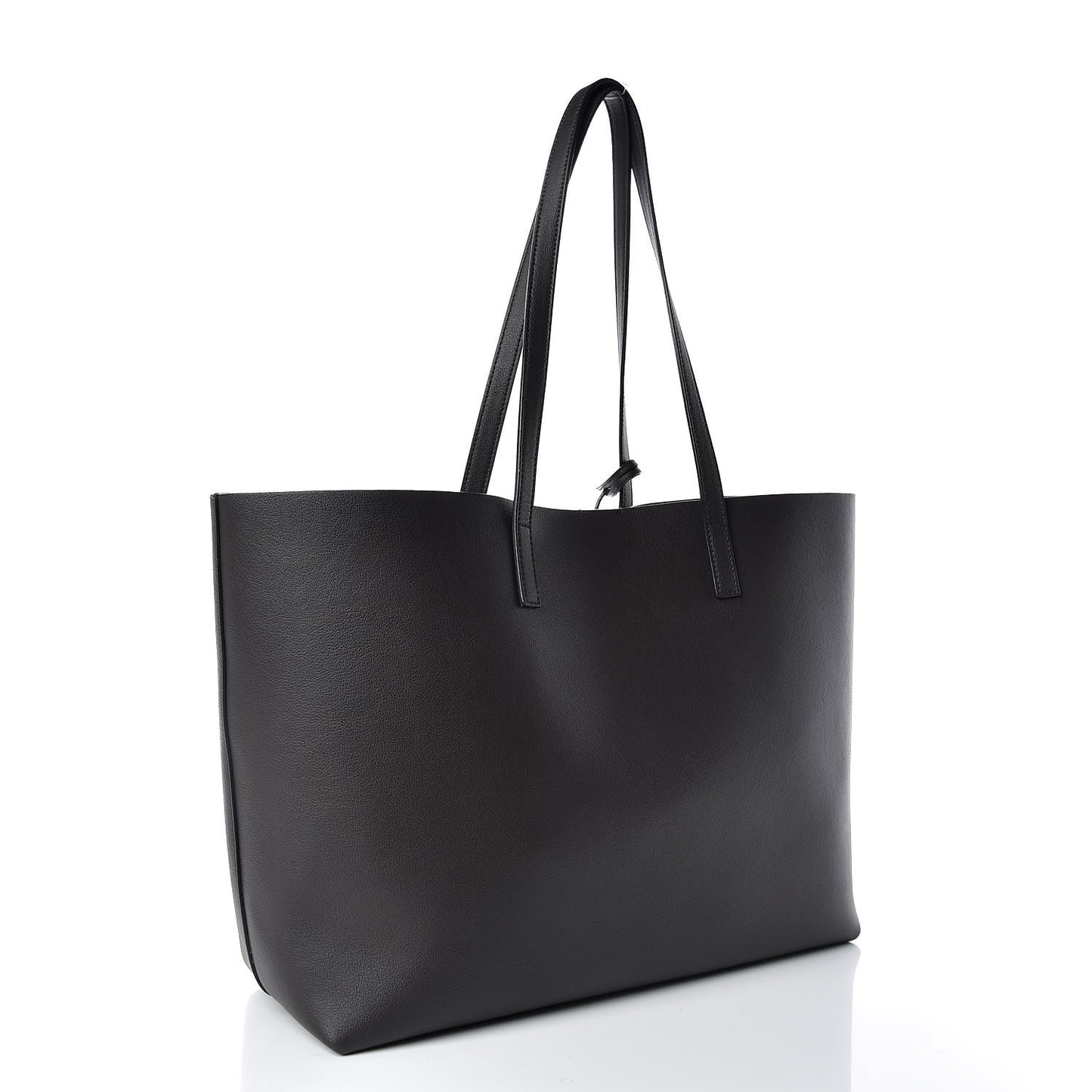 Calfskin Large Shopping Tote Coal
