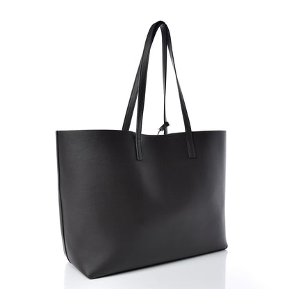 Saint Laurent Calfskin Large Shopping Tote Coal 4 of 13