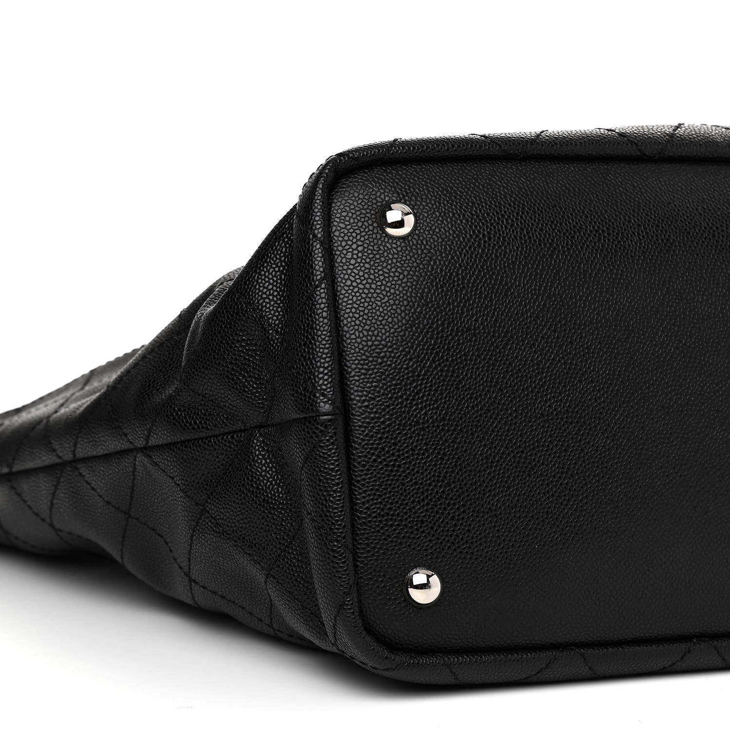 Chanel Grained Calfskin Large Shopping Fever Tote Black 6 of 11