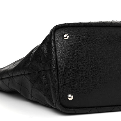 Chanel Grained Calfskin Large Shopping Fever Tote Black 6 of 11