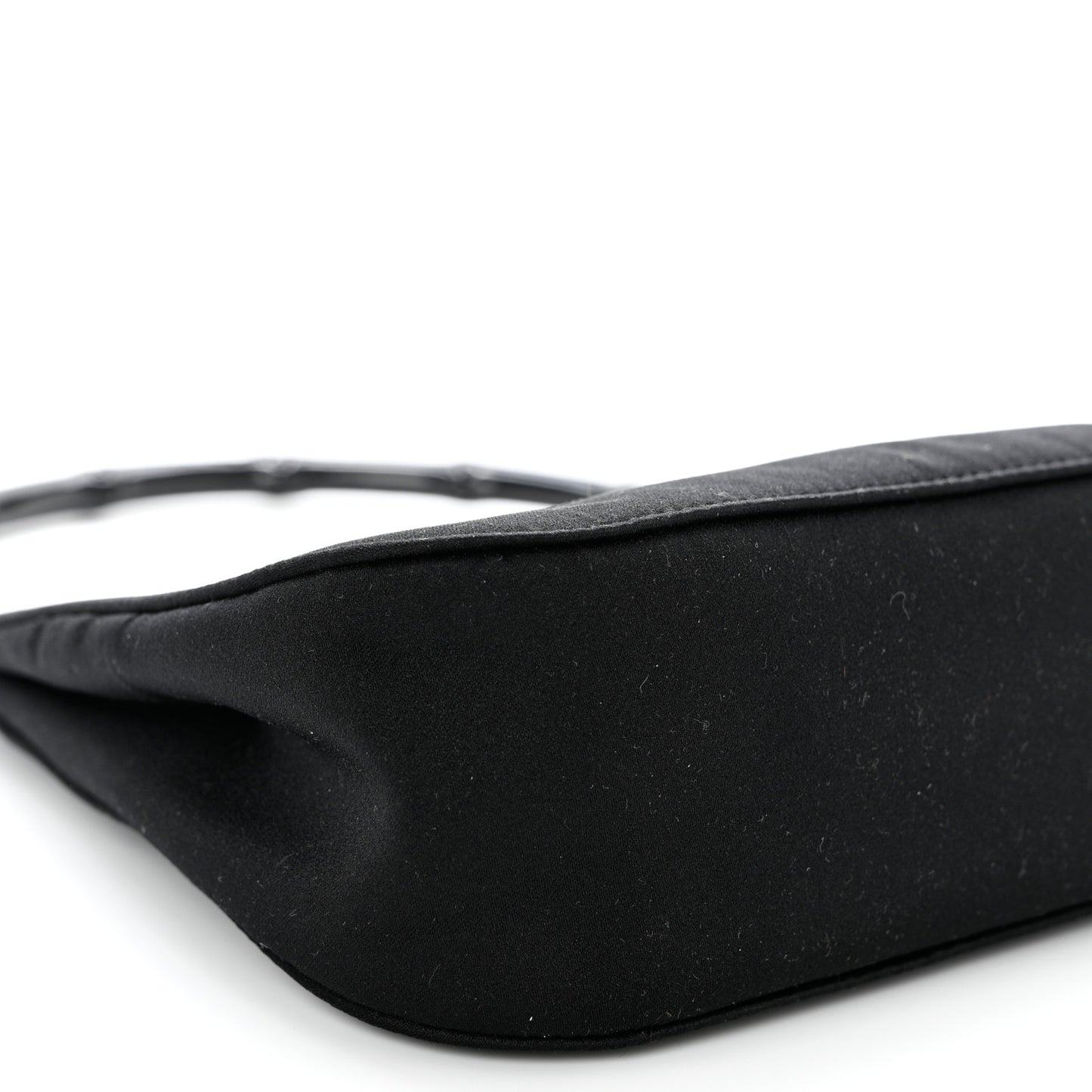 Nylon Bamboo Top Handle Hobo Black