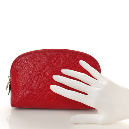Louis Vuitton Empreinte Cosmetic Pouch Scarlet 2 of 10