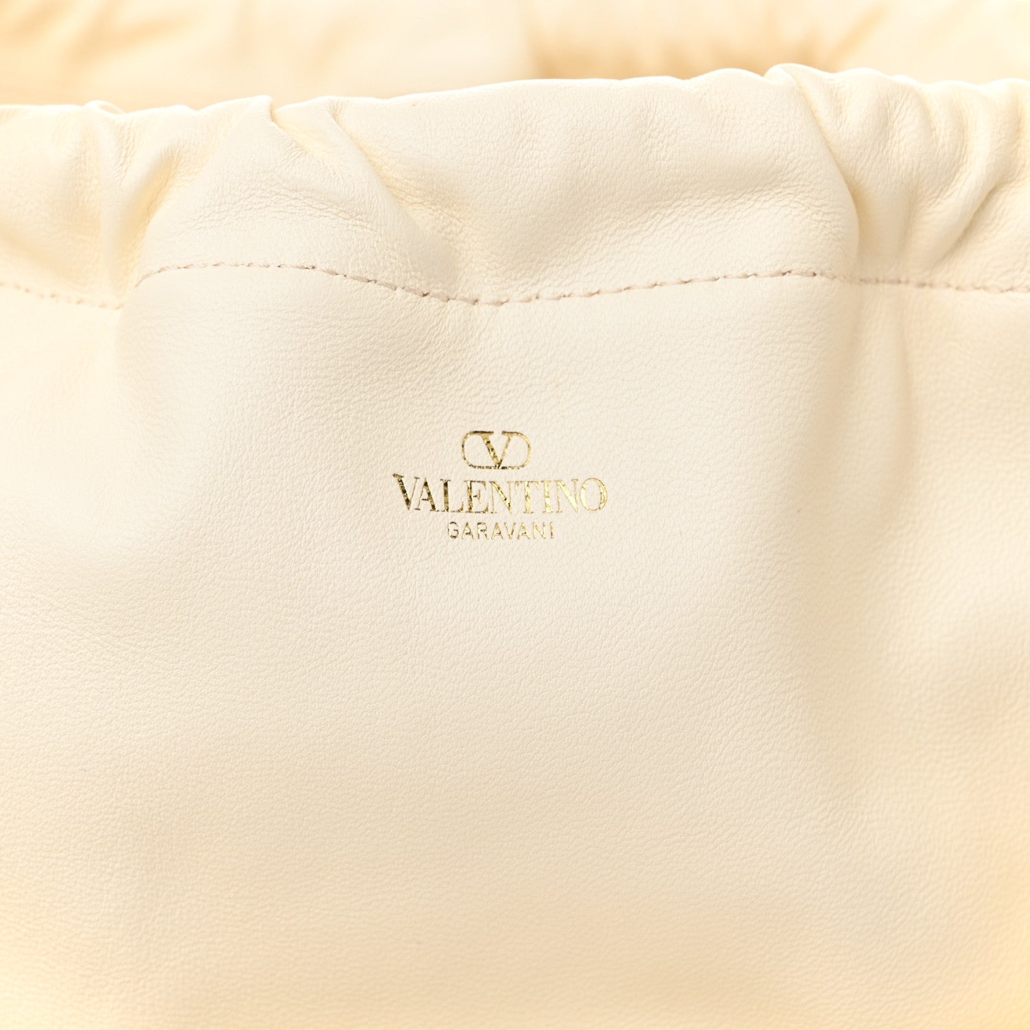 Valentino Garavani Lambskin Vlogo Macrame Tote Ivory 6 of 10