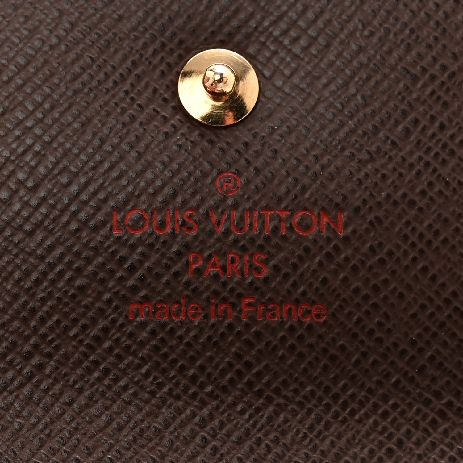 Louis Vuitton Damier Ebene Porte-Monnaie Plat Coin Purse 6 of 6