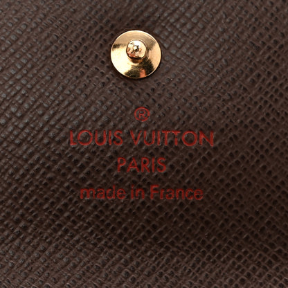 Louis Vuitton Damier Ebene Porte-Monnaie Plat Coin Purse 6 of 6