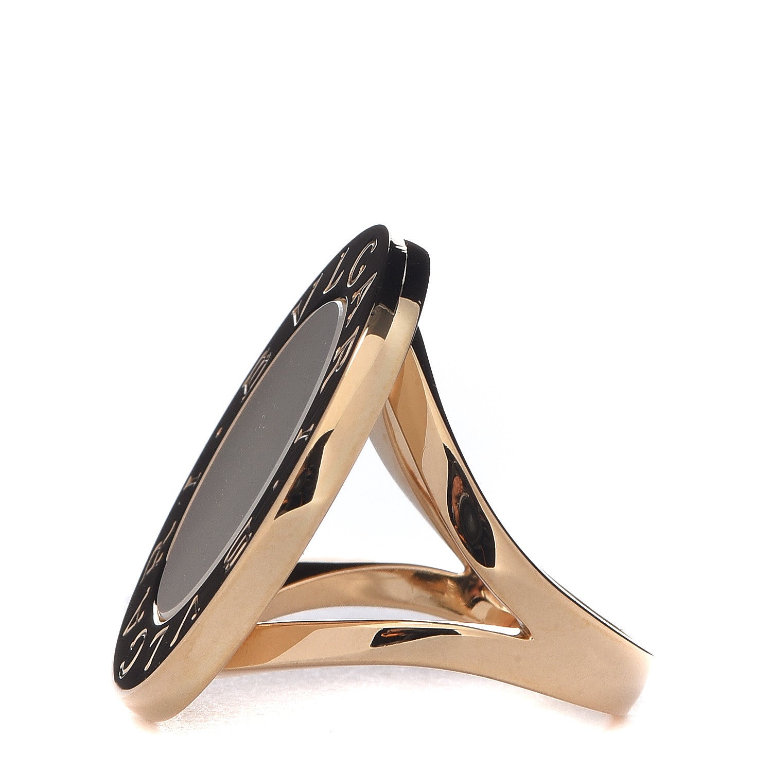 Bulgari 18K Yellow Gold Mother of Pearl BVLGARI BVLGARI Ring 52 6 3 of 5