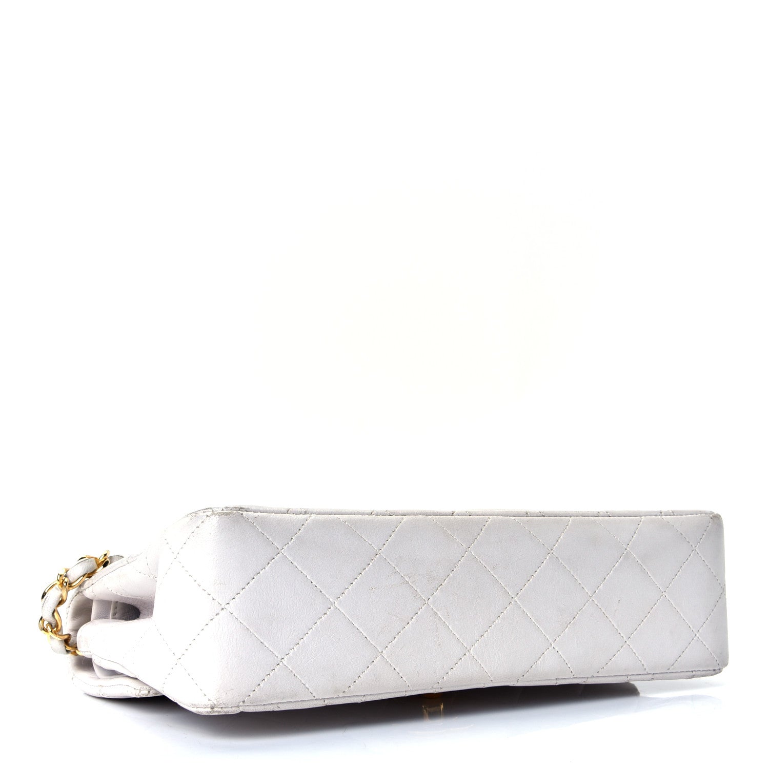 Chanel Lambskin Quilted Small Double Flap White 3 of 4