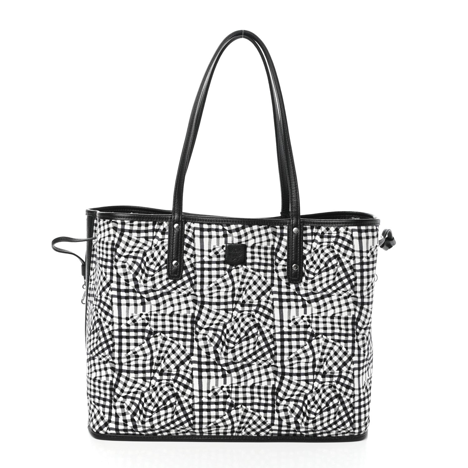 MCM Visetos Medium Project Reversible Shopper Tote Black 3 of 14
